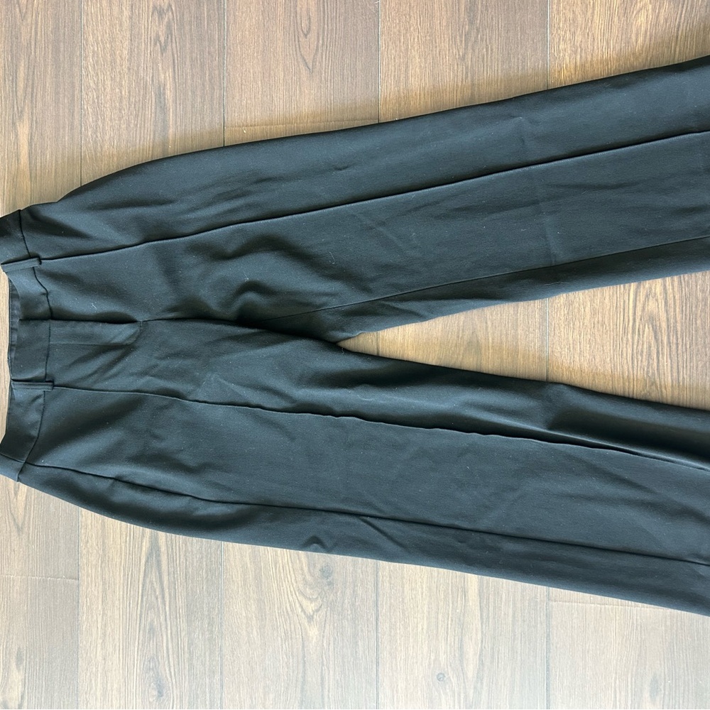 Black Wide-Leg Trousers